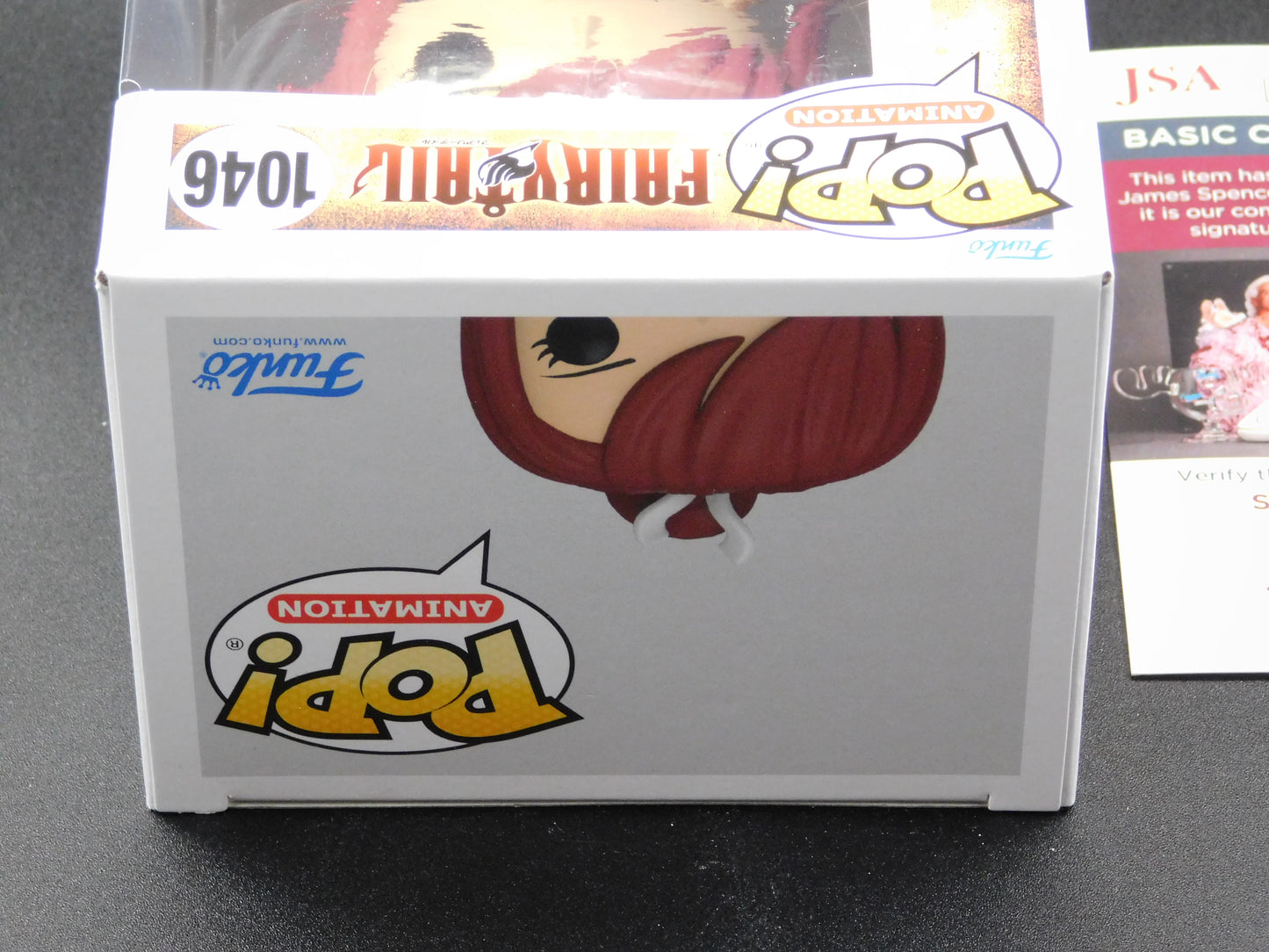 Colleen Clinkenbeard Signed / Autographed Vinyl Funko Pop! 1046 Fairytail Erza Scarlet JSA COA