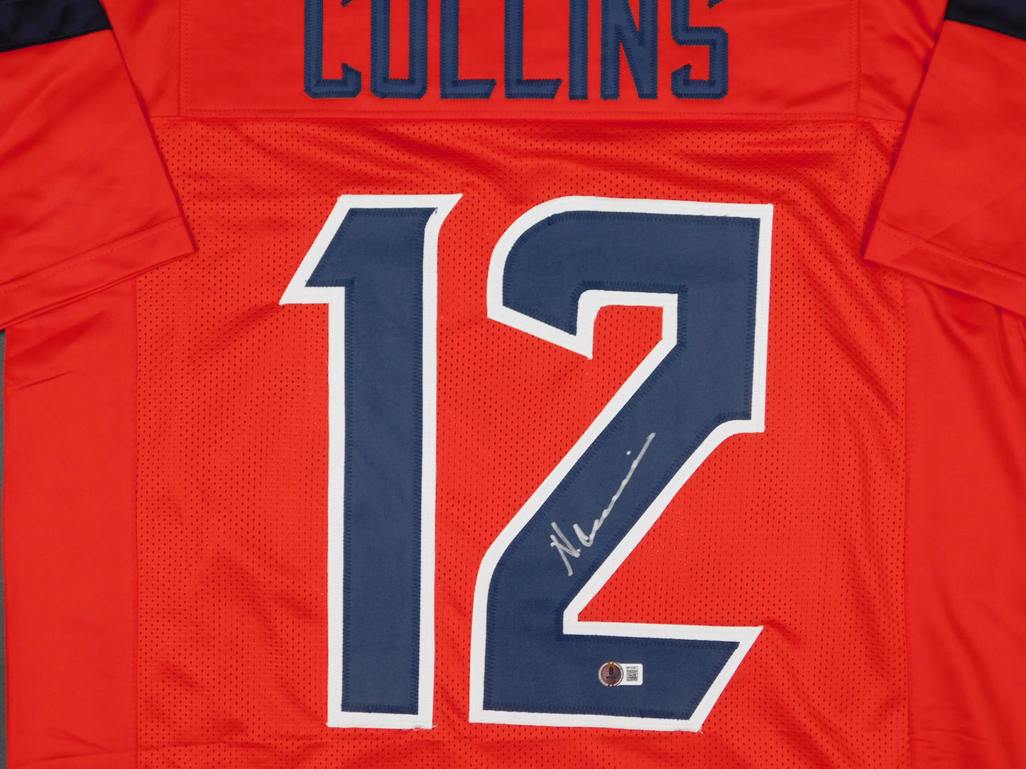 Nico Collins Signed Autographed Houston Texans Red ALT Football Jersey BAS COA