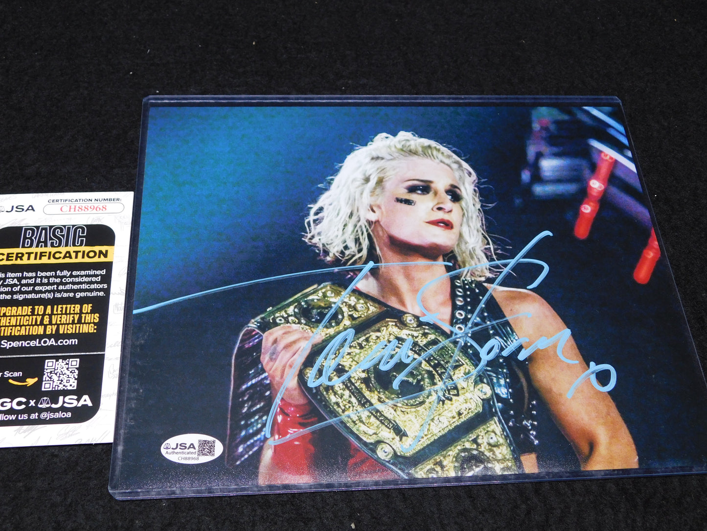 Toni Storm Signed Autographed 8x10 Photo AEW NXT Womens Champion JSA COA (D)