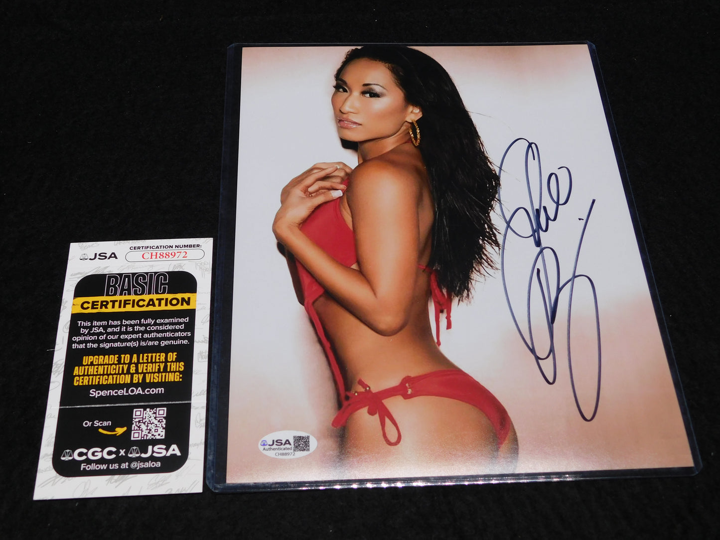 Gail Kim Signed Autographed 8x10 Photo TNA Knockout Womens Champion WWE AEW JSA COA (C)