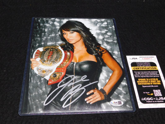 Gail Kim Signed Autographed 8x10 Photo TNA Knockout Womens Champion WWE AEW JSA COA (D)