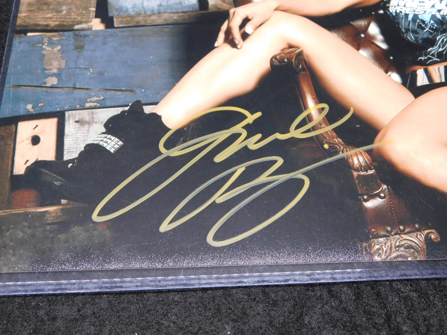 Gail Kim Signed Autographed 8x10 Photo TNA Knockout Womens Champion WWE AEW JSA COA (E)