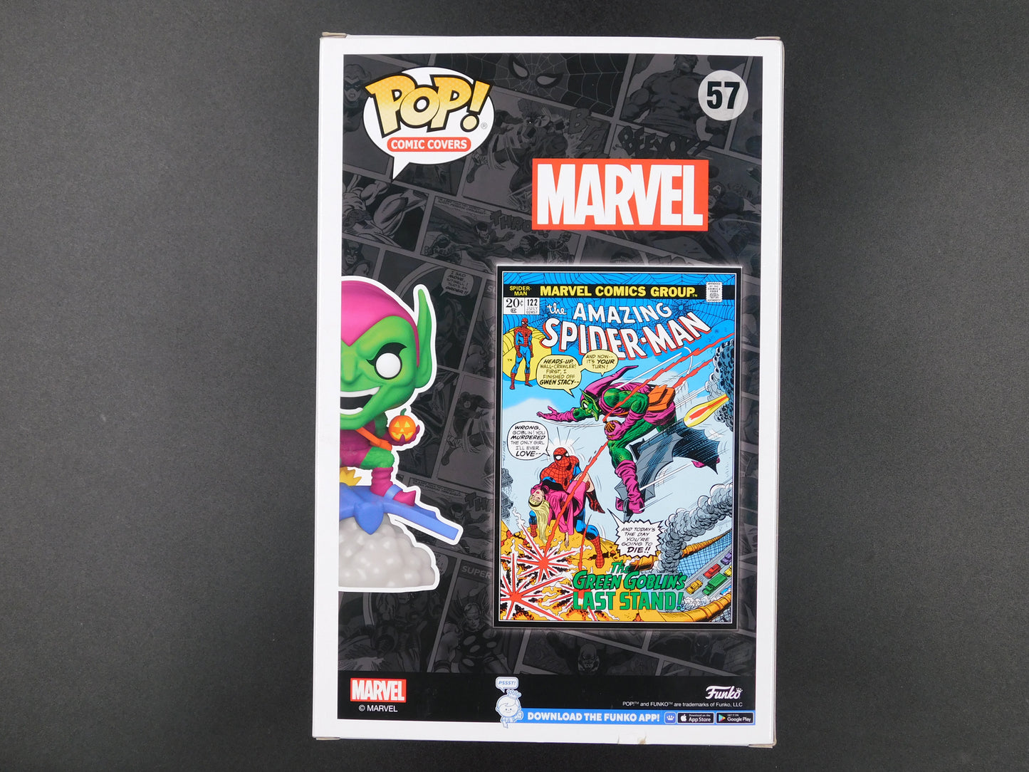 Willem Dafoe Signed Autographed Funko Pop 57 Green Goblin Spider-Man Comic Book BAS COA