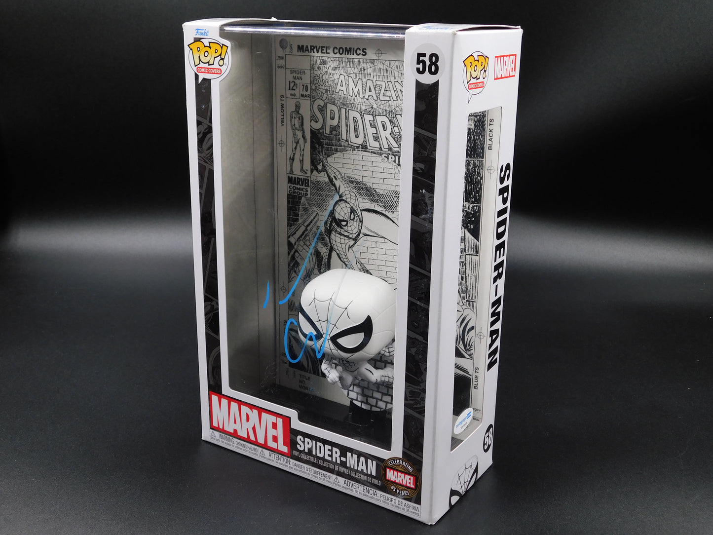 Andrew Garfield Signed Autographed Funko Pop 58 Spider-Man Comic Book Cover ACOA