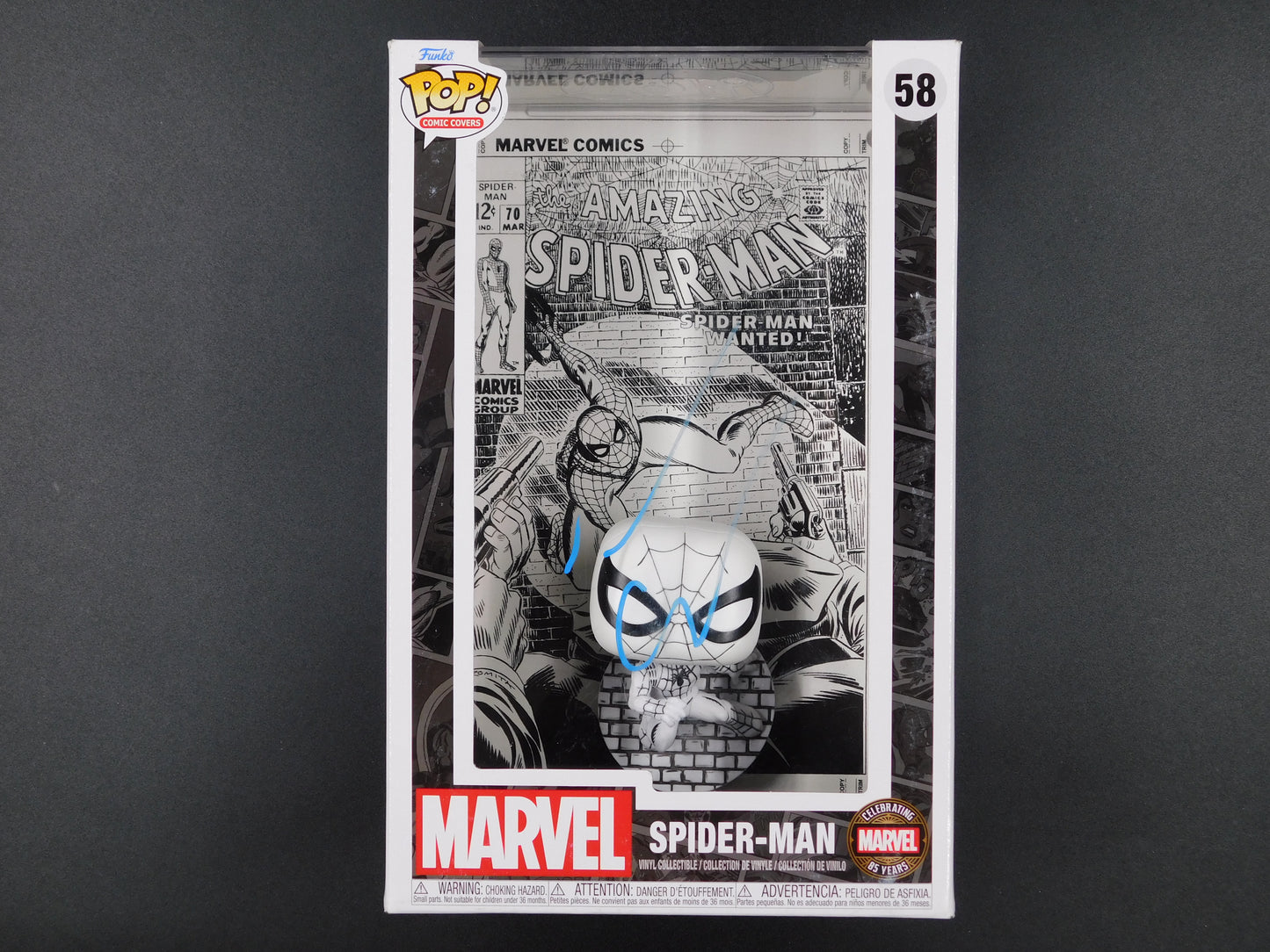 Andrew Garfield Signed Autographed Funko Pop 58 Spider-Man Comic Book Cover ACOA