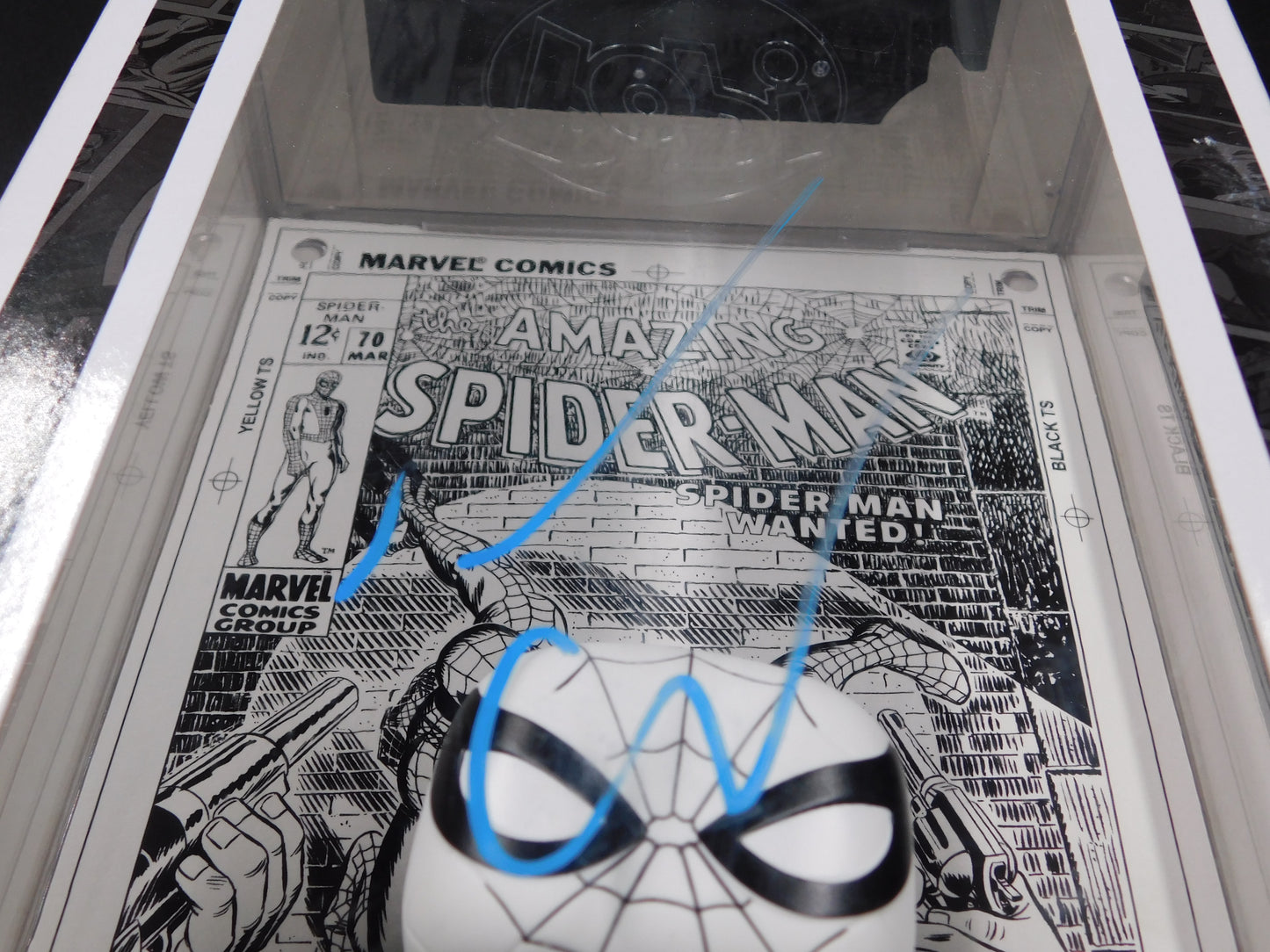 Andrew Garfield Signed Autographed Funko Pop 58 Spider-Man Comic Book Cover ACOA