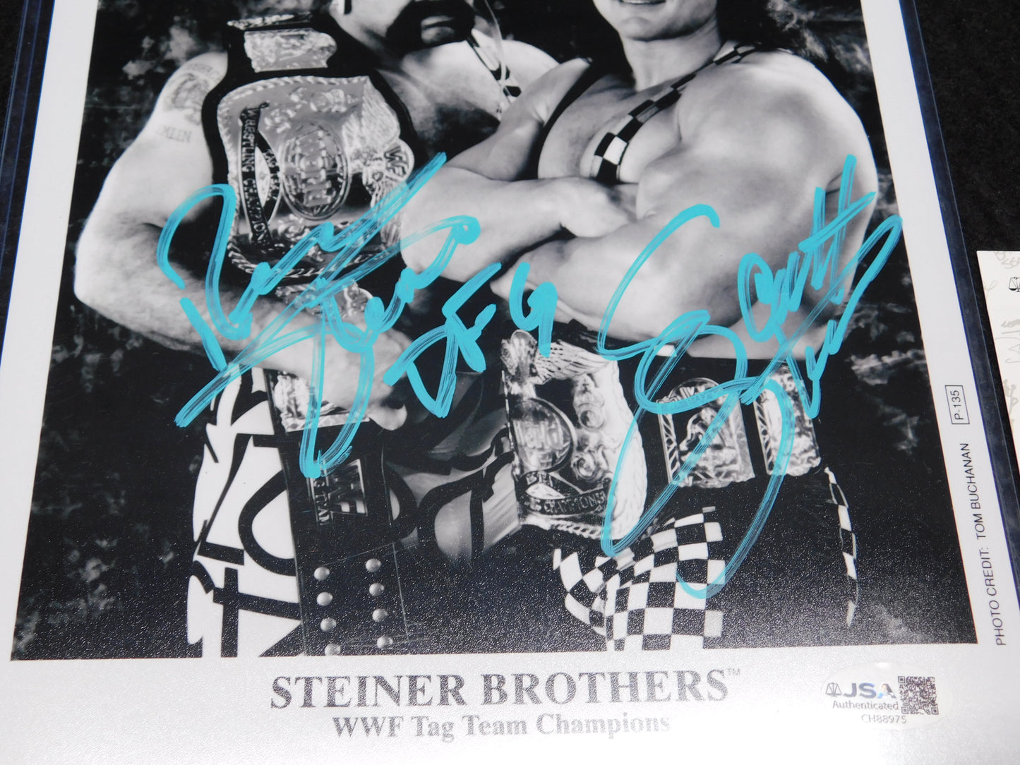 Steiner Brothers Rick & Scott Signed Autographed 8x10 Photo WCW WWE WWF JSA COA