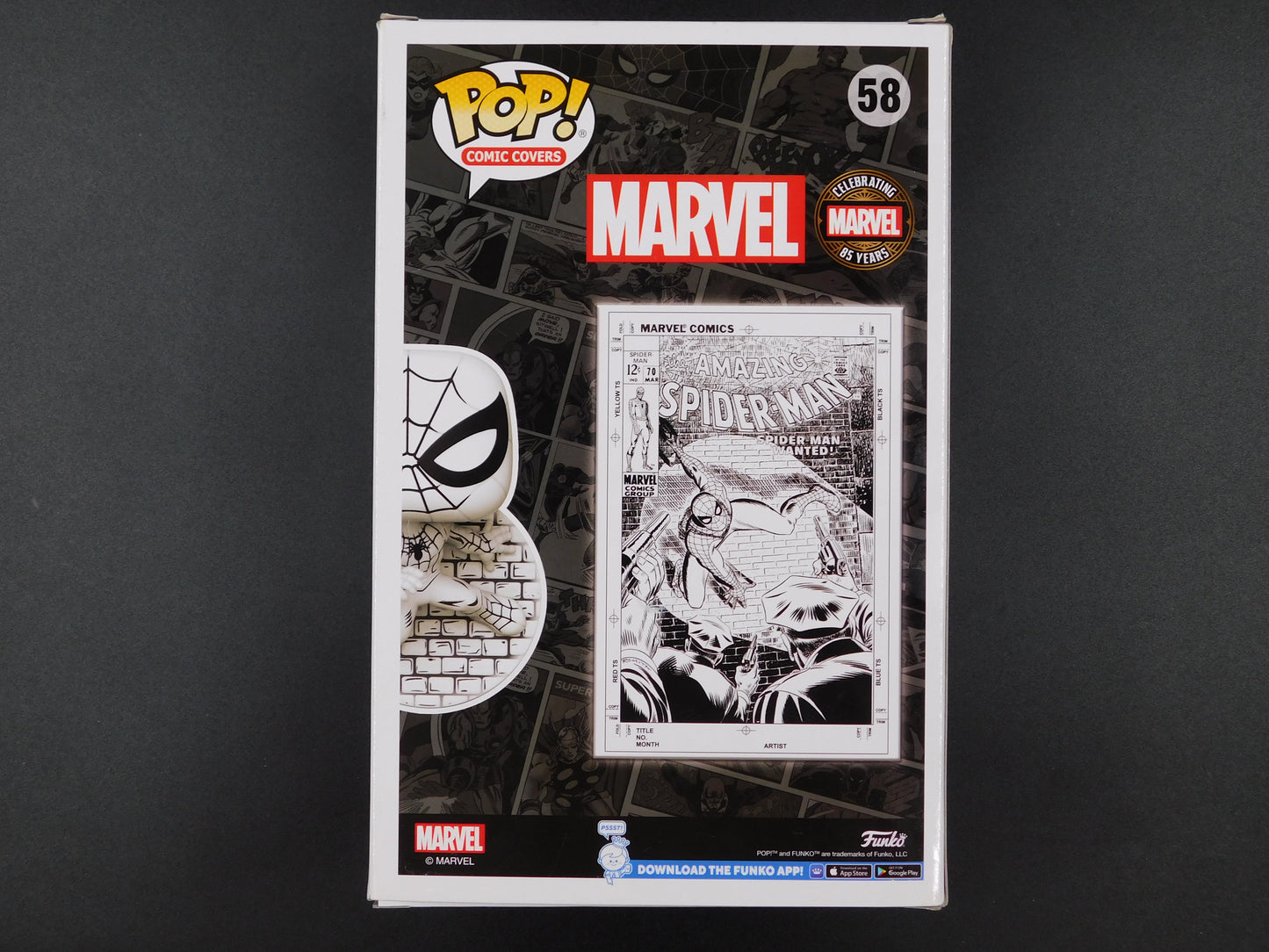 Andrew Garfield Signed Autographed Funko Pop 58 Spider-Man Comic Book Cover ACOA