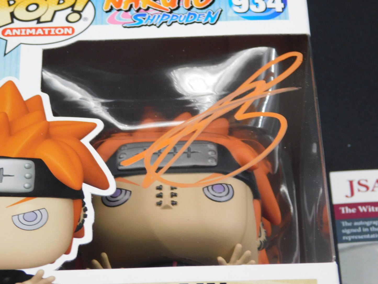 Troy Baker Signed / Autographed Vinyl Funko Pop! 934 Naruto Shippuden Pain JSA COA