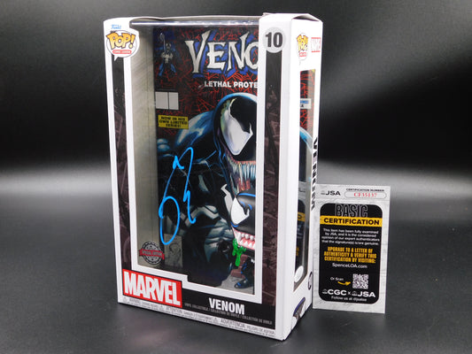 Tom Hardy Signed Autographed Funko Pop 10 Venom Comic Book Cover Marvel JSA COA