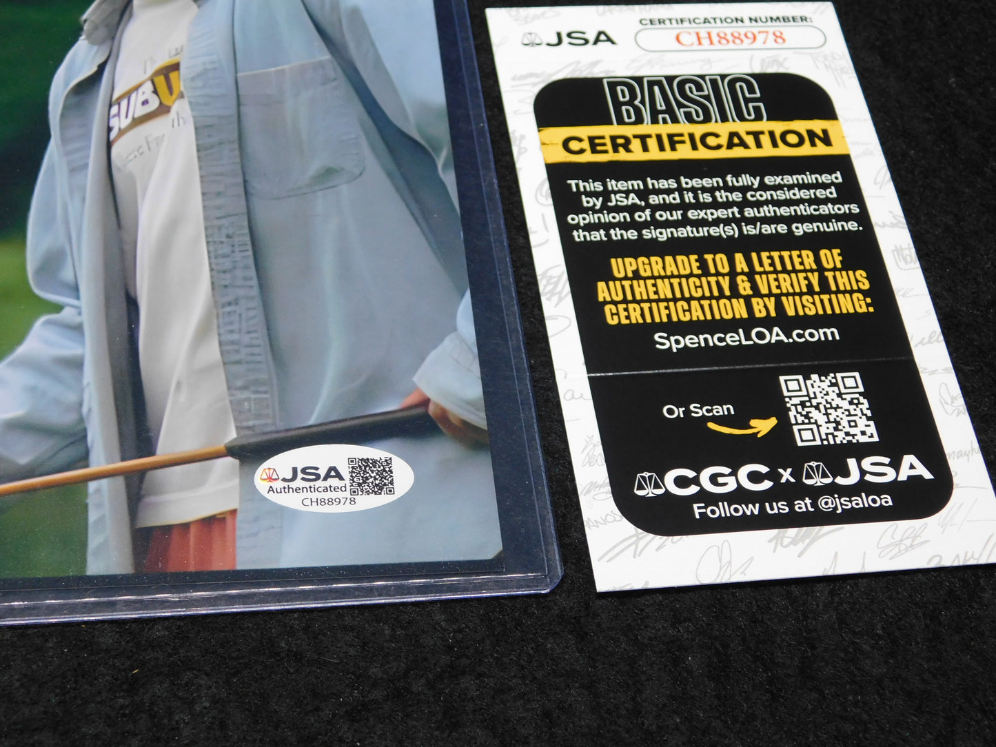 Christopher McDonald Signed Autographed Shooter McGavin 8x10 Photo Happy Gilmore JSA COA