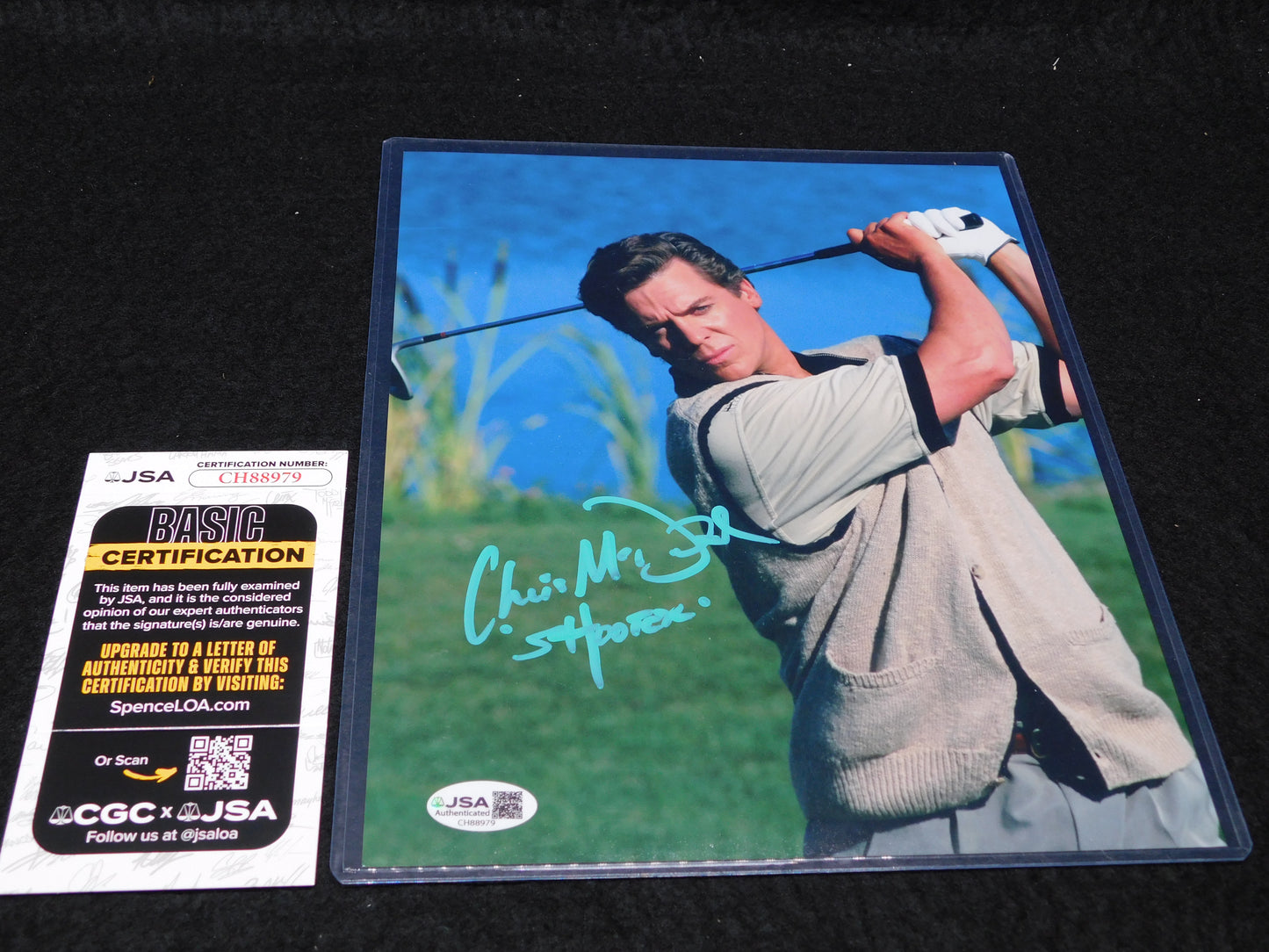 Christopher McDonald Signed Autographed Shooter McGavin 8x10 Photo Happy Gilmore JSA COA (B)