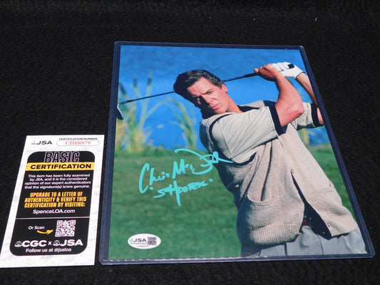 Christopher McDonald Signed Autographed Shooter McGavin 8x10 Photo Happy Gilmore JSA COA (B)