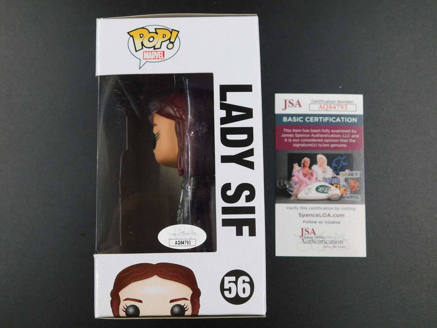 Jaimie Alexander Signed Autographed Funko Pop 56 Lady Sif Marvel Thor JSA COA