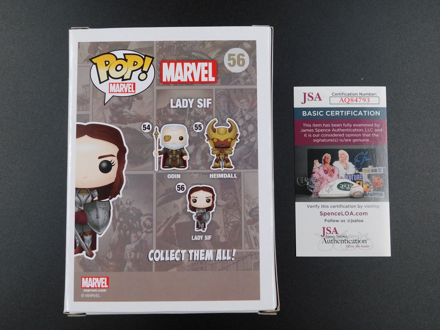 Jaimie Alexander Signed Autographed Funko Pop 56 Lady Sif Marvel Thor JSA COA