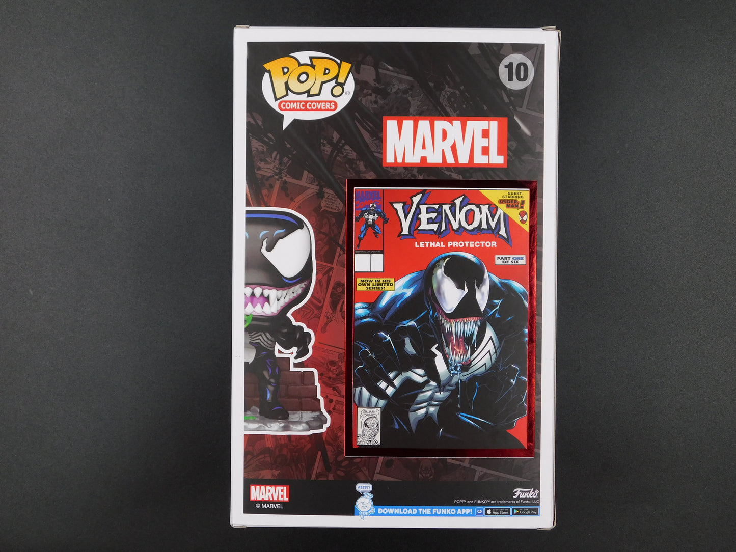 Tom Hardy Signed Autographed Funko Pop 10 Venom Comic Book Cover Marvel JSA COA
