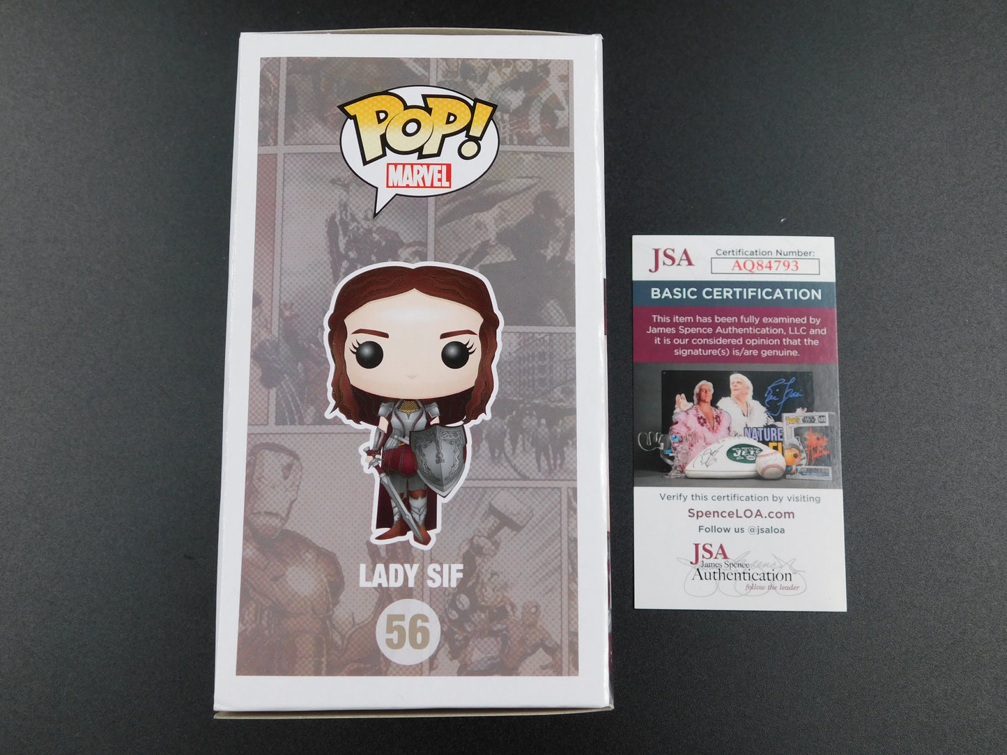 Jaimie Alexander Signed Autographed Funko Pop 56 Lady Sif Marvel Thor JSA COA