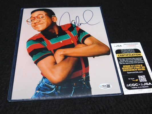 Jaleel White Signed Autographed Steve Urkel 8x10 Photo Family Matters JSA COA
