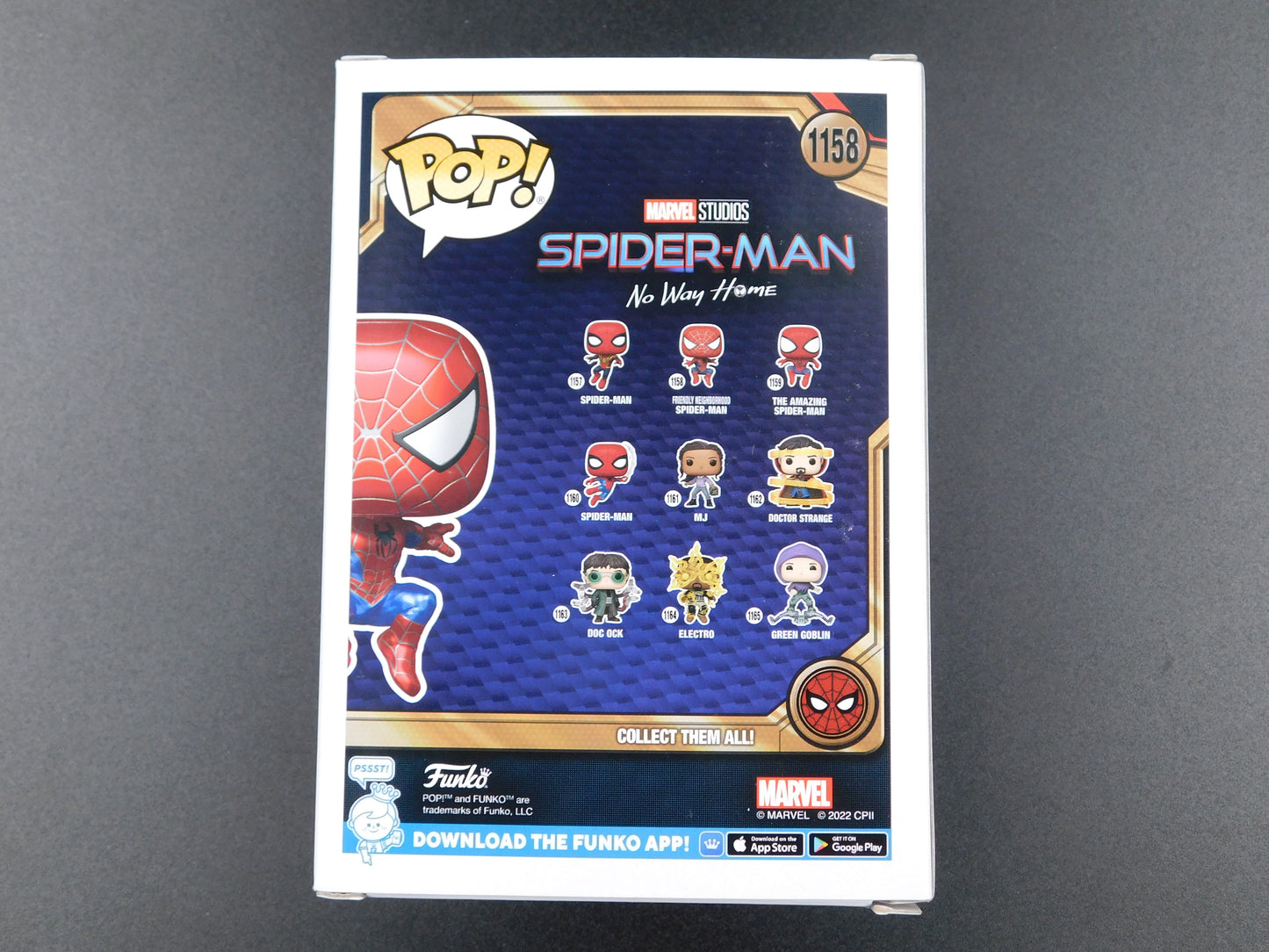 Tobey Maguire Signed Autographed Funko Pop 1158 Spider-Man Marvel Exclusive ACOA