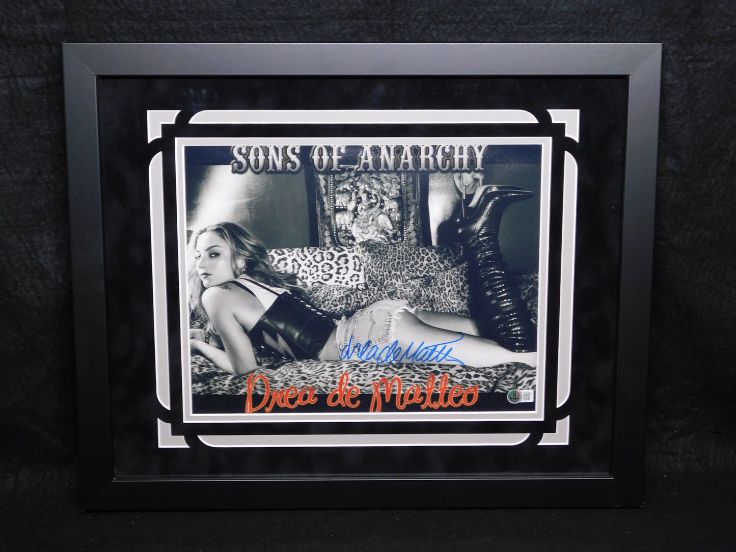 Drea De Matteo Signed Autographed Framed 11x14 Photo Sons Of Anarchy The Sopranos BAS COA