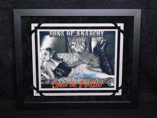 Drea De Matteo Signed Autographed Framed 11x14 Photo Sons Of Anarchy The Sopranos BAS COA