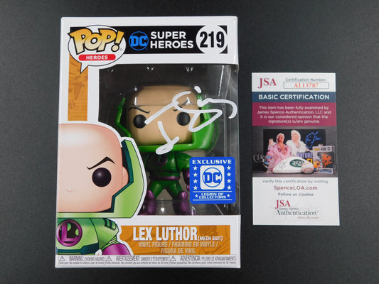 Jesse Eisenberg Signed Autographed Funko Pop 219 Lex Luthor DC Super Heroes JSA COA