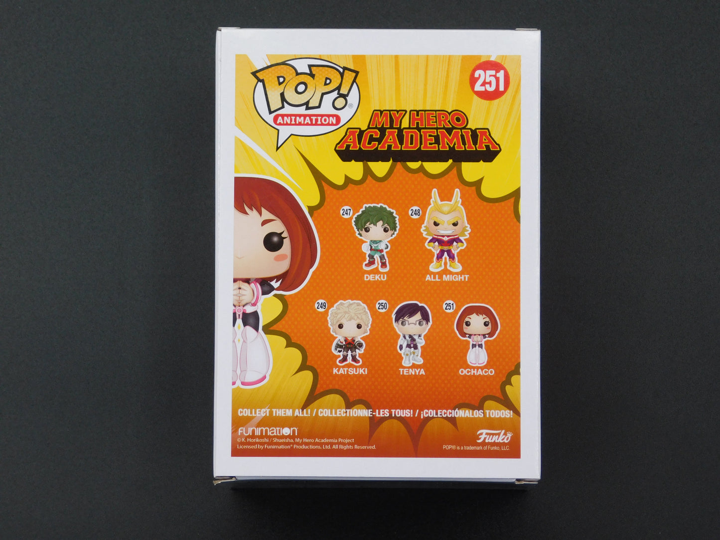 Jeff Brennan Remark Original Artwork Sketch Signed Funko Pop! 251 My Hero Academia Ochaco