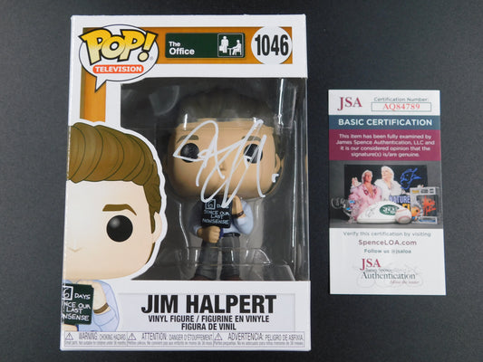 John Krasinski Signed Autographed Funko Pop! 1046 Jim Halpert The Office JSA COA