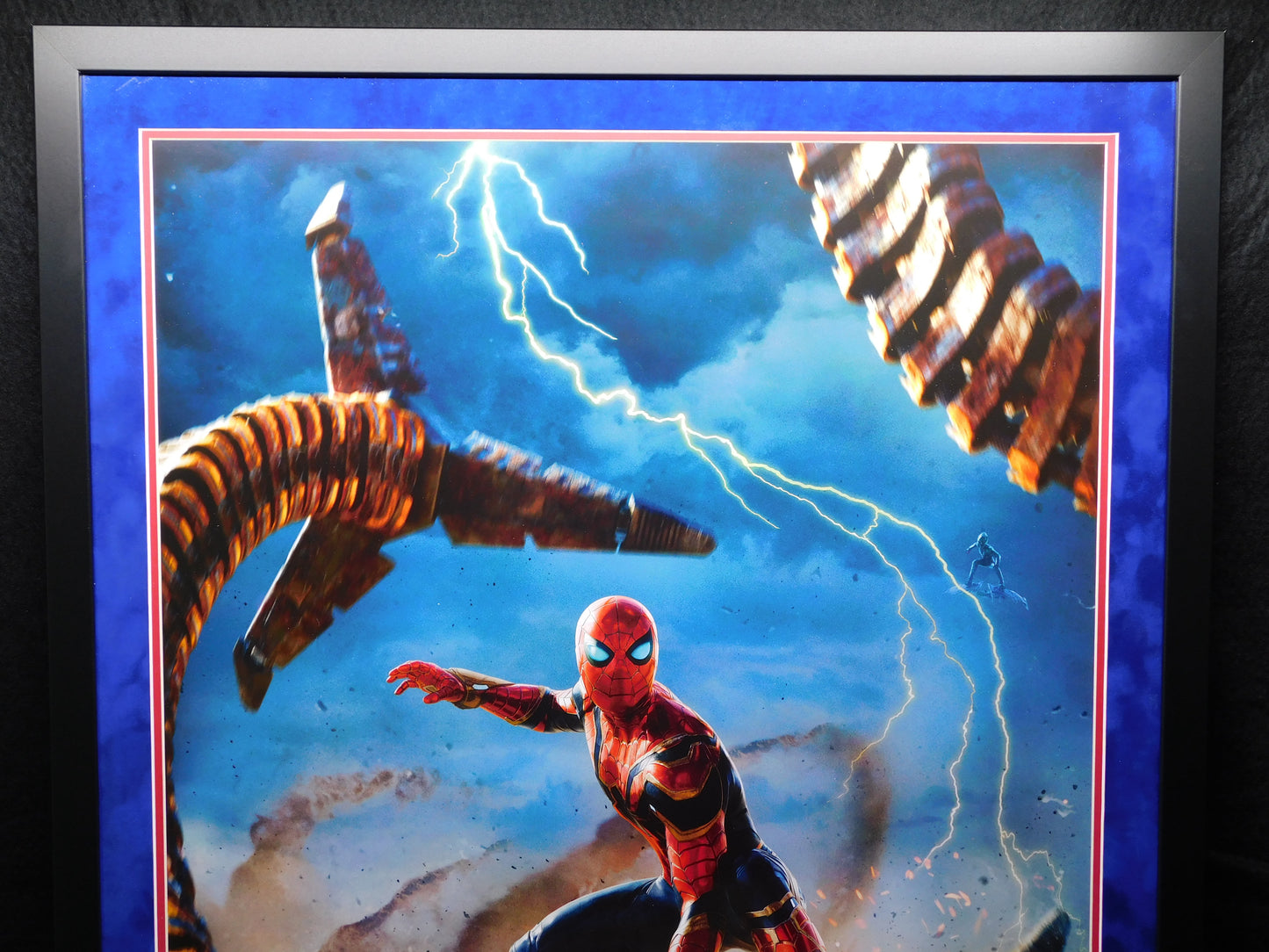Tom Holland Signed Autographed Framed Spider-Man No Way Home Poster The Brothers Trust COA A