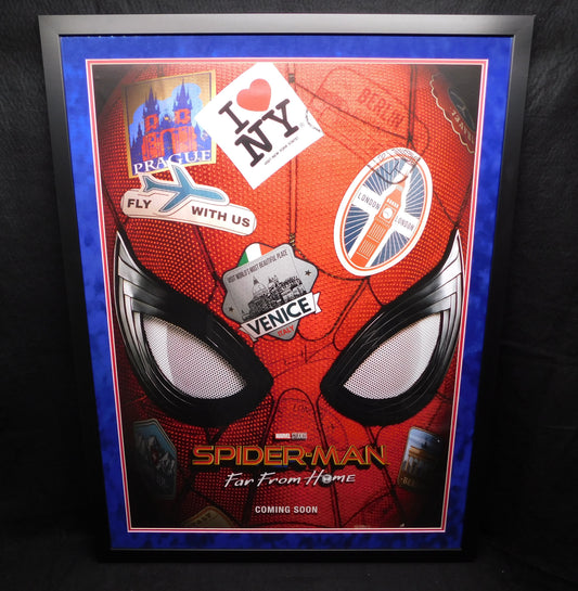 Tom Holland Signed Autographed Framed Spider-Man Far From Home Poster The Brothers Trust COA B