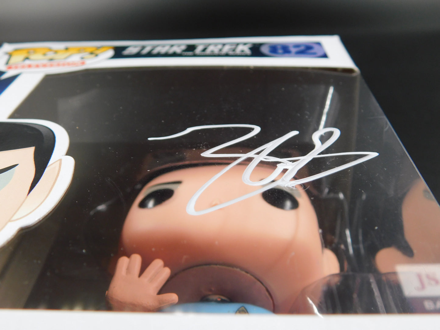 Zachary Quinto Signed Autographed Vinyl Funko Pop! 82 Spock Star Trek JSA COA