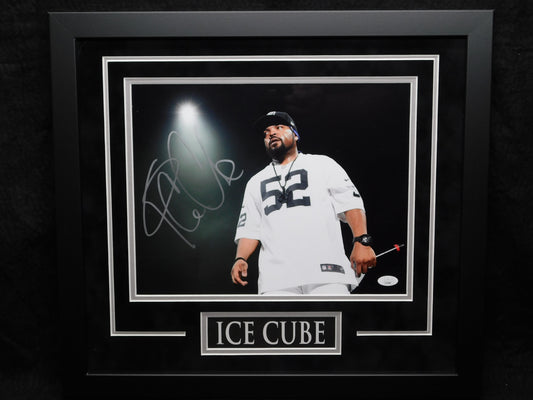 Ice Cube Signed Autographed Framed 11x14 Photo NWA Straight Outta Compton JSA COA
