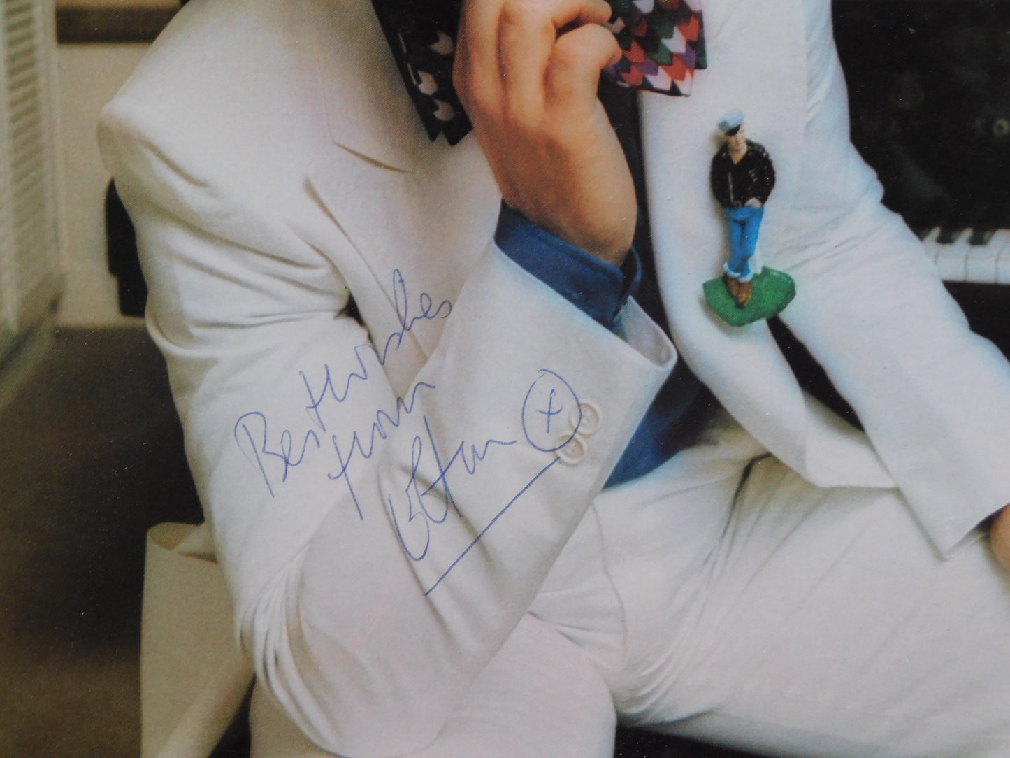 Elton John Signed Autographed Inscribed Framed Album Greatest Hits Rocket Man BAS LOA