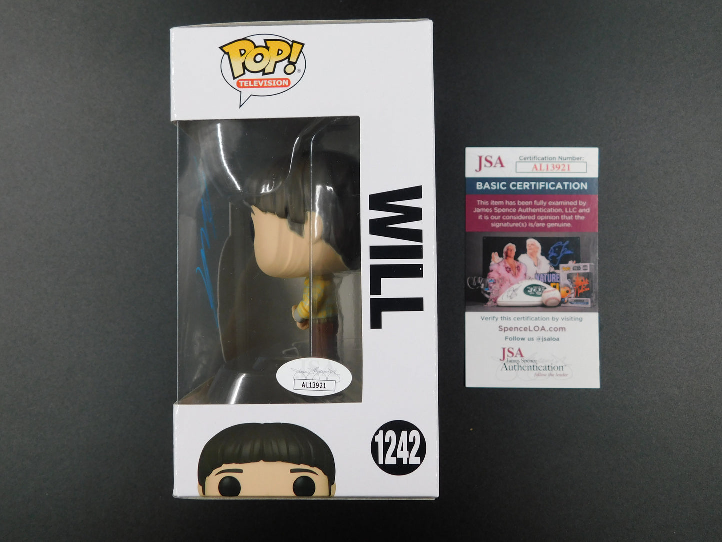 Noah Schnapp Signed Autograph Funko Pop 1242 Will Byers Stranger Things JSA COA