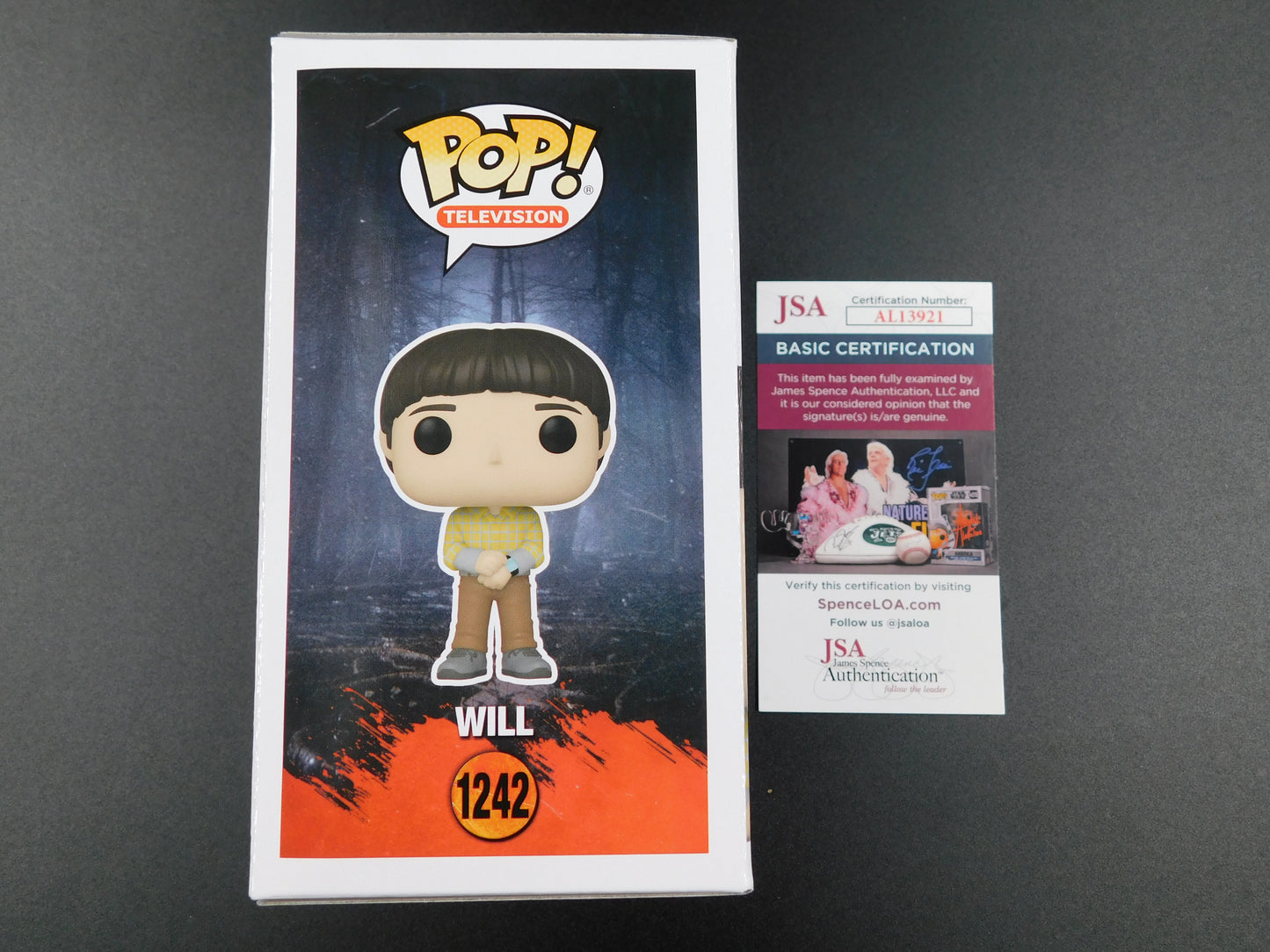 Noah Schnapp Signed Autograph Funko Pop 1242 Will Byers Stranger Things JSA COA