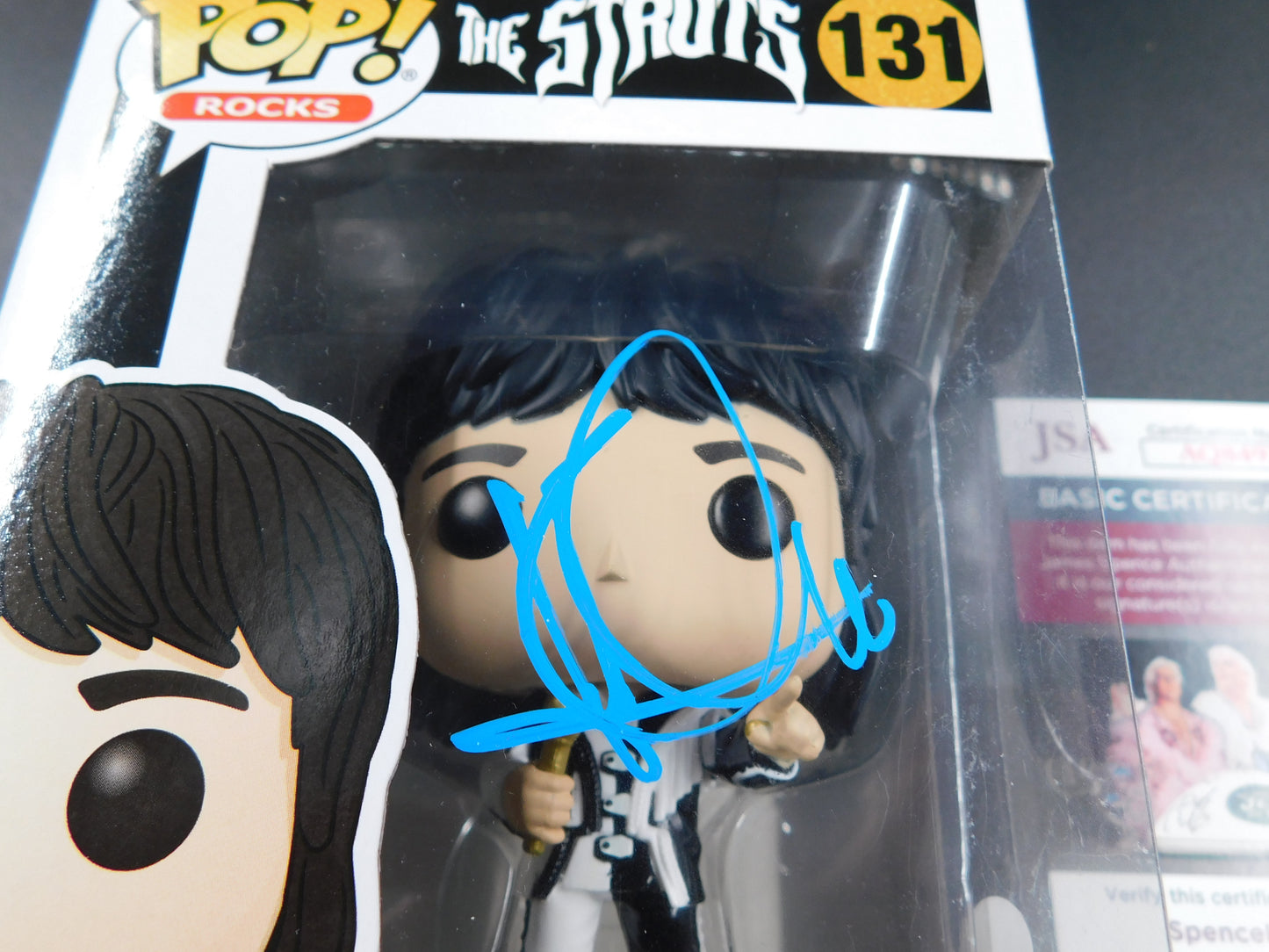 Luke Spiller Signed Autographed Vinyl Funko Pop 131 The Struts Rock Band JSA COA