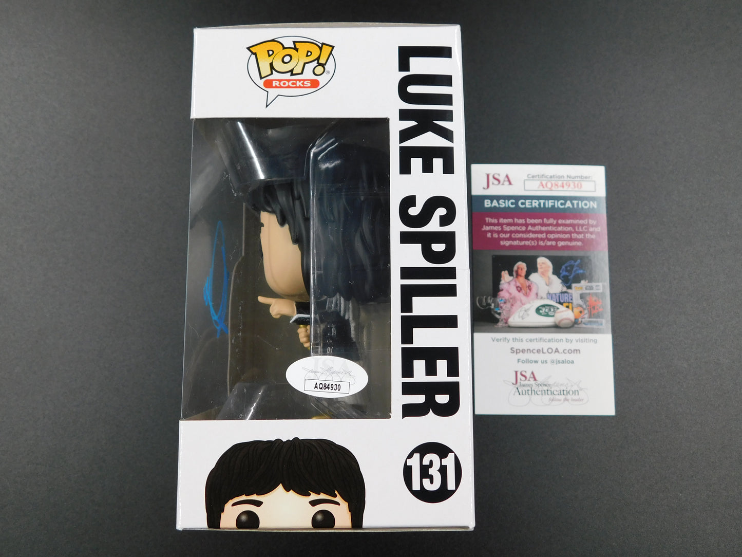 Luke Spiller Signed Autographed Vinyl Funko Pop 131 The Struts Rock Band JSA COA