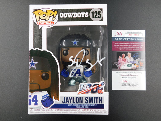 Jaylon Smith Signed Autographed Vinyl Funko Pop 125 Dallas Cowboys NFL JSA COA