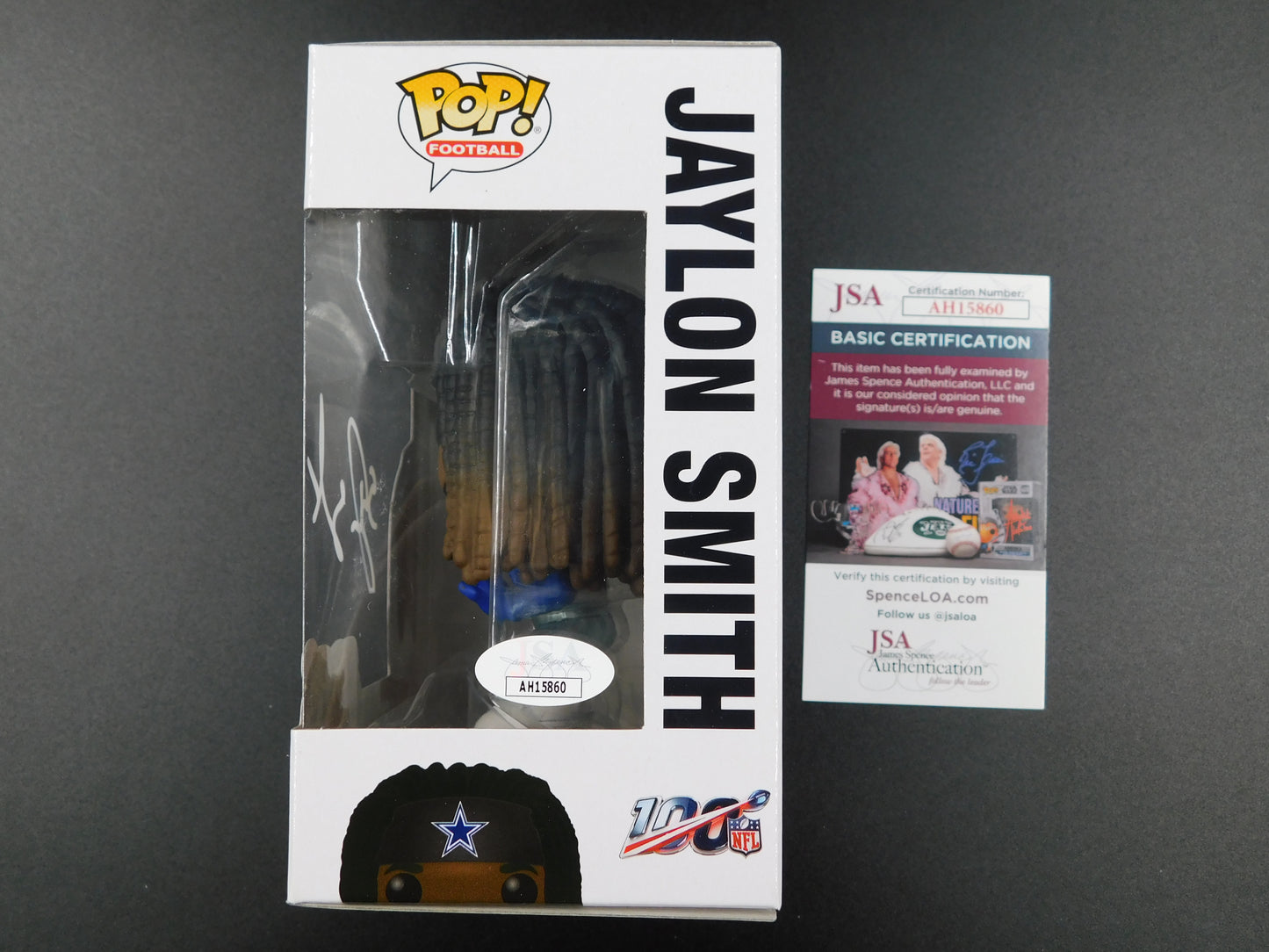 Jaylon Smith Signed Autographed Vinyl Funko Pop 125 Dallas Cowboys NFL JSA COA