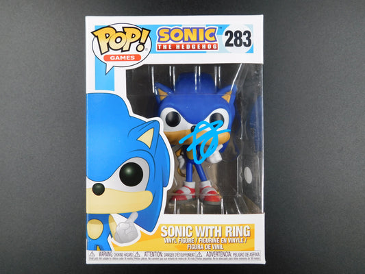 Ben Schwartz Signed Autographed Funko Pop 283 Sonic The Hedgehog With Ring JSA COA