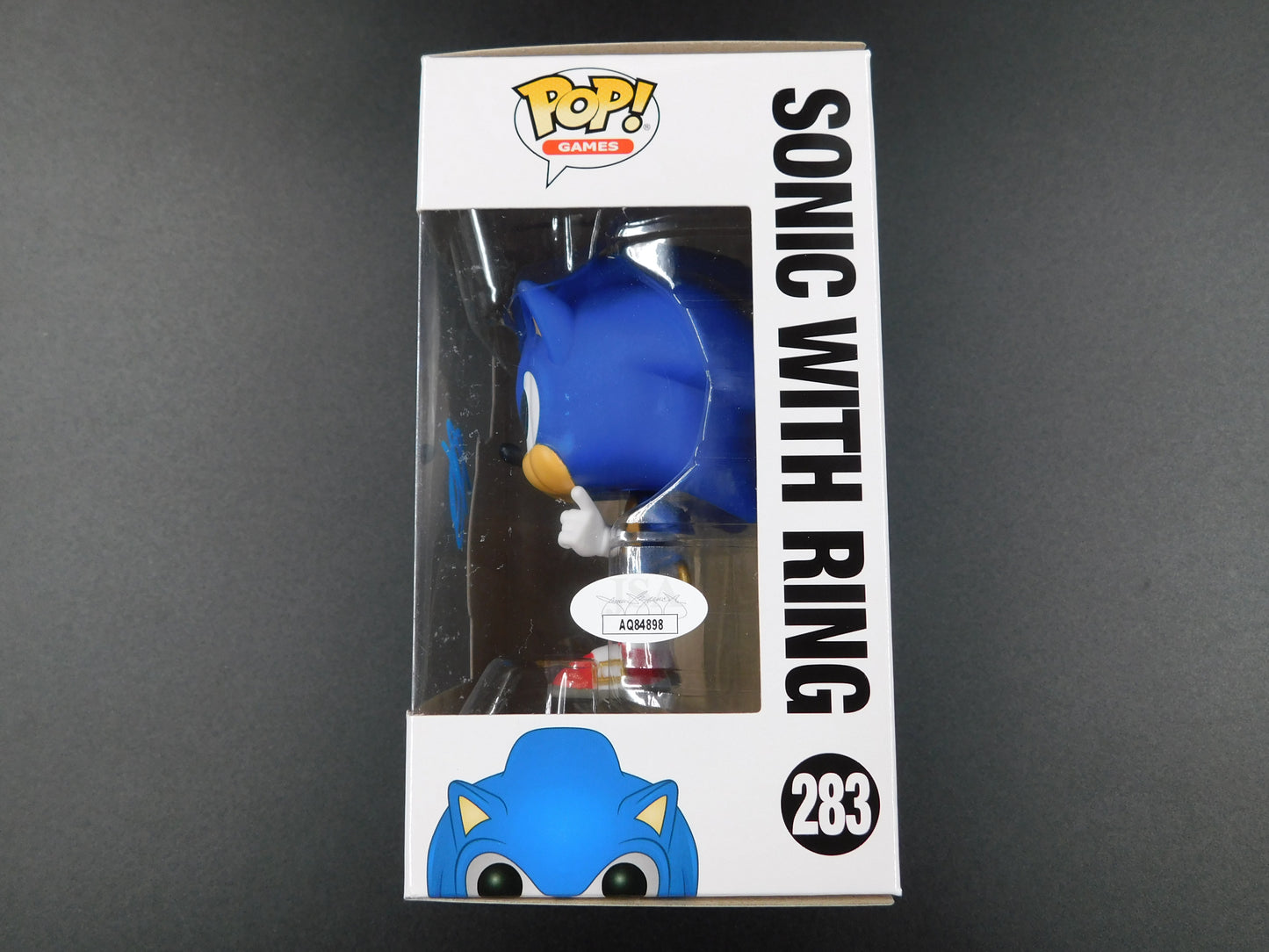 Ben Schwartz Signed Autographed Funko Pop 283 Sonic The Hedgehog With Ring JSA COA