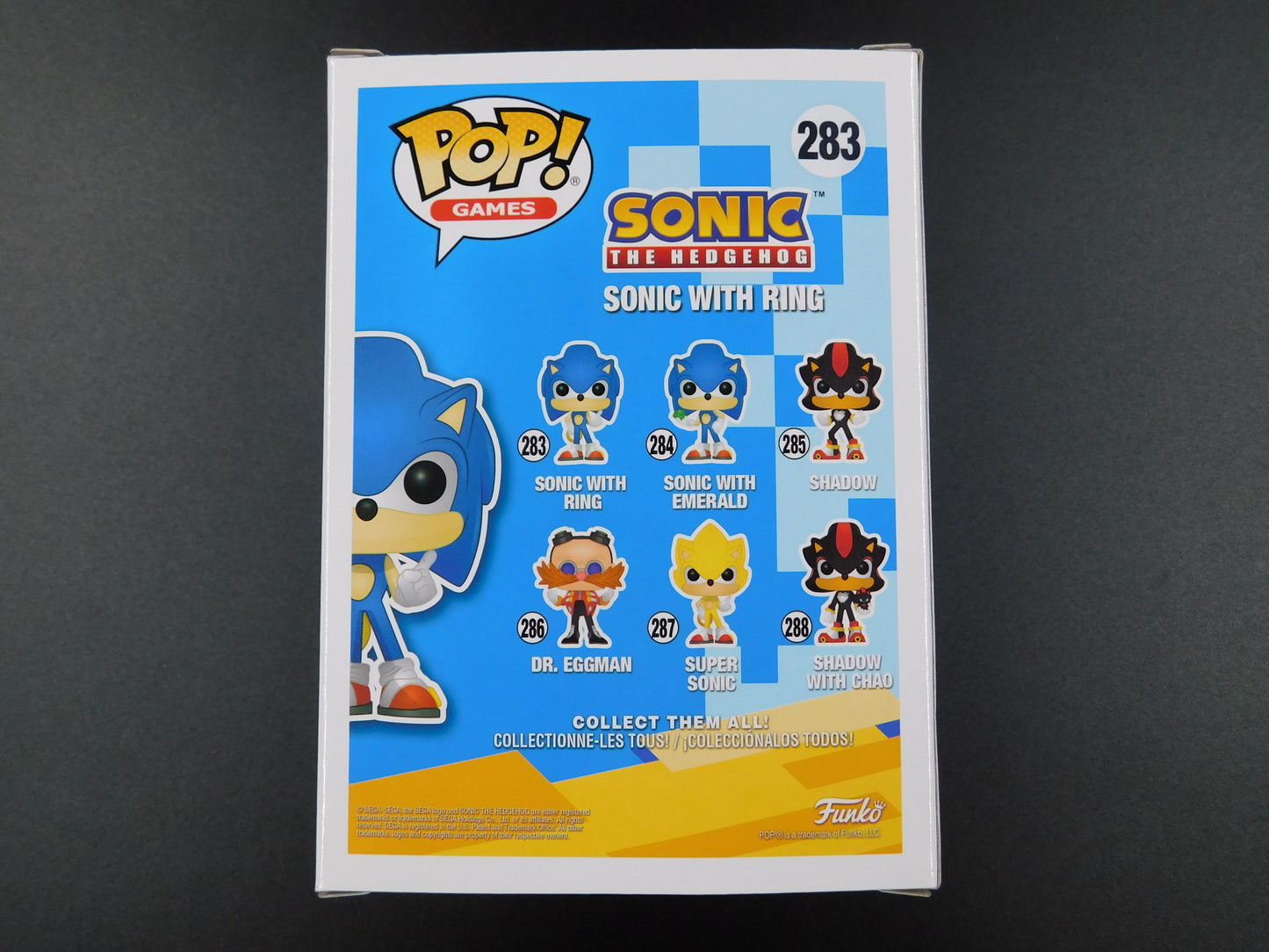 Ben Schwartz Signed Autographed Funko Pop 283 Sonic The Hedgehog With Ring JSA COA