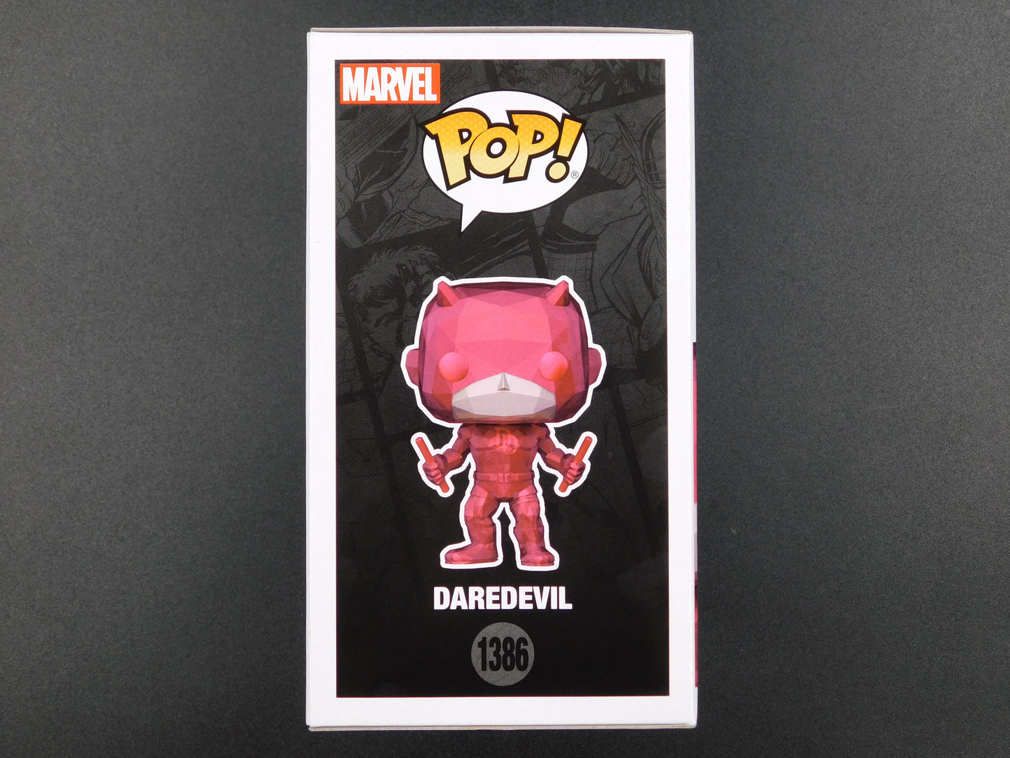 Charlie Cox Signed Autographed Funko Pop 1386 Daredevil 60 Years Marvel JSA COA