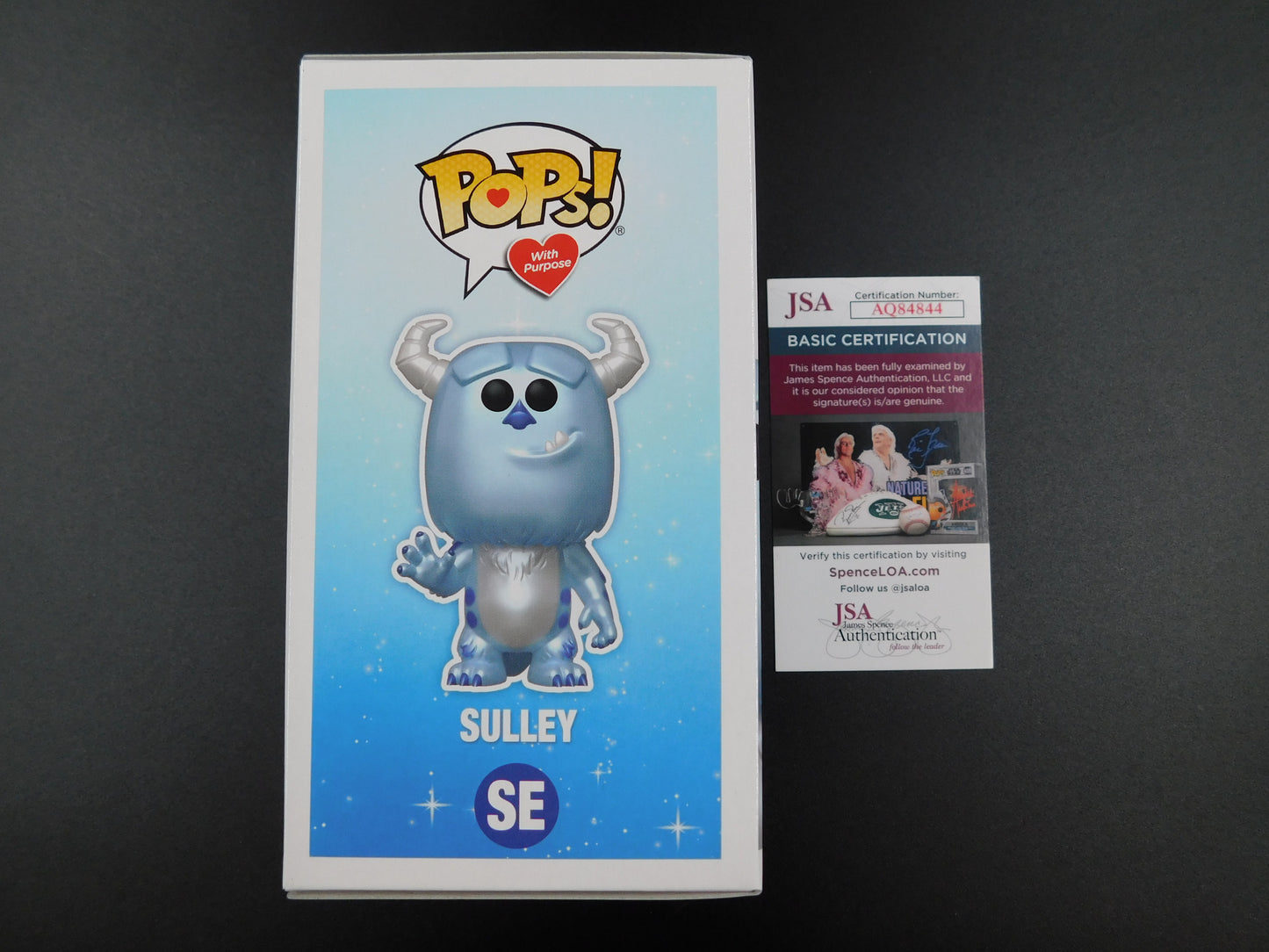 John Goodman Signed Autographed Funko Pop SE Sulley Monsters Inc. PIXAR JSA COA