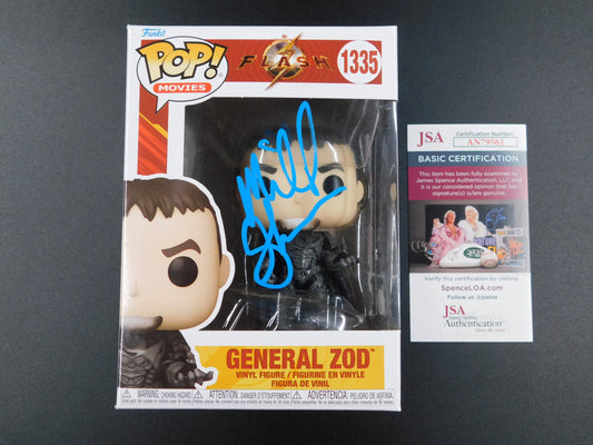 Michael Shannon Signed Autographed Funko Pop 1335 General Zod The Flash DC JSA COA