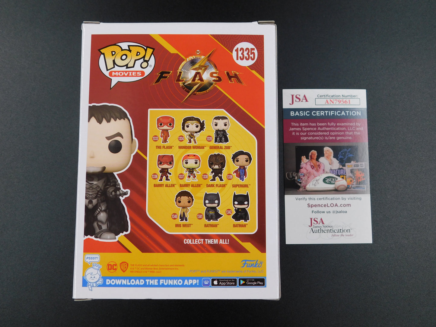 Michael Shannon Signed Autographed Funko Pop 1335 General Zod The Flash DC JSA COA