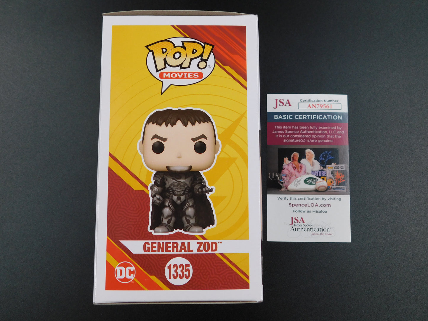 Michael Shannon Signed Autographed Funko Pop 1335 General Zod The Flash DC JSA COA