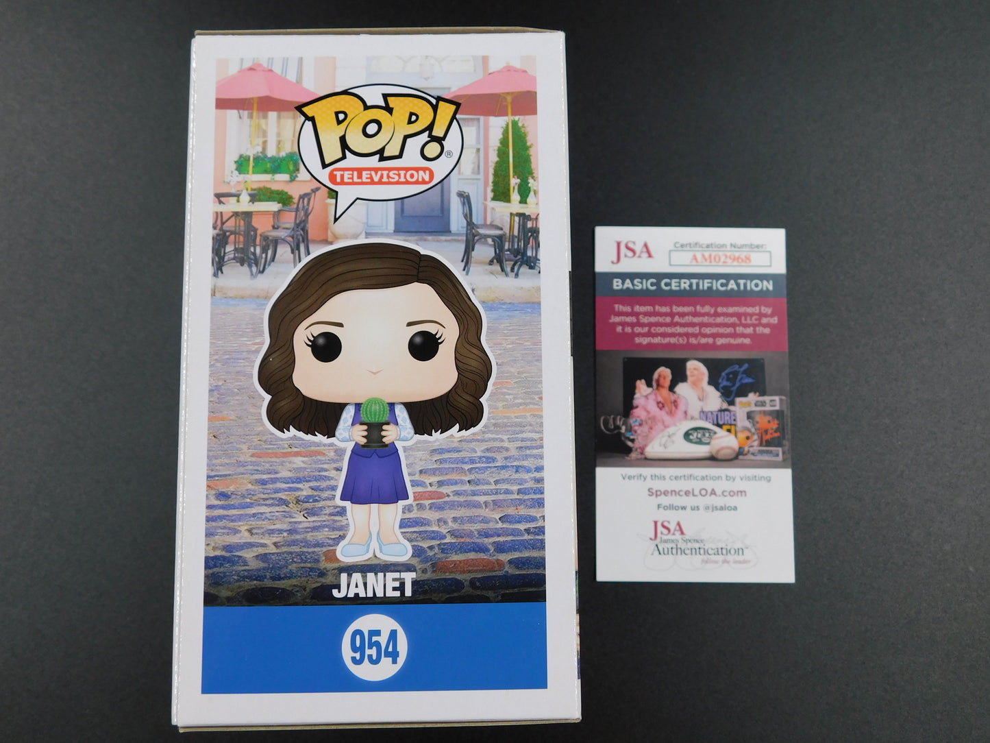 D'Arcy Carden Signed Autographed Funko Pop 954 Janet The Good Place NBC JSA COA