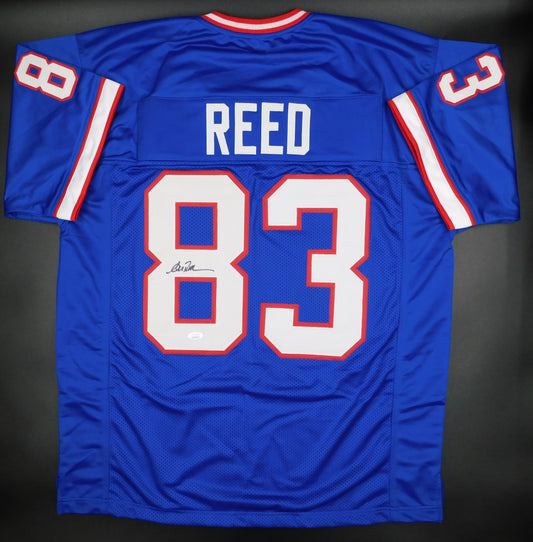 Andre Reed Signed Autographed Buffalo Bills Blue Football Jersey HOF JSA COA