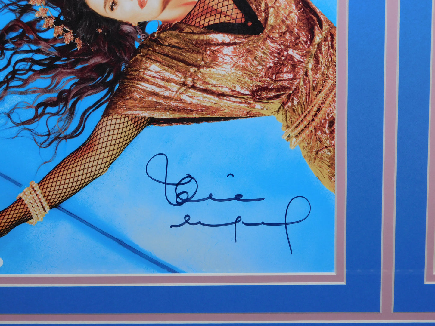 Idina Menzel Signed Autographed Drama Queen Album Framed JSA COA Frozen Rent